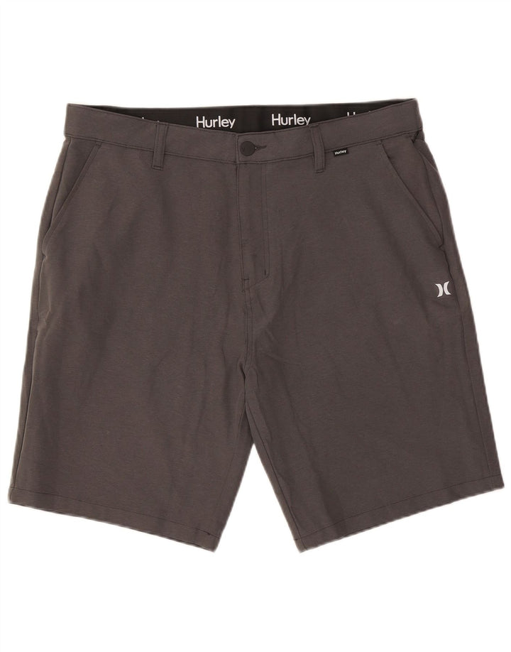 Hurley Short Chino Homme W36 Large Gris Polyacrylique