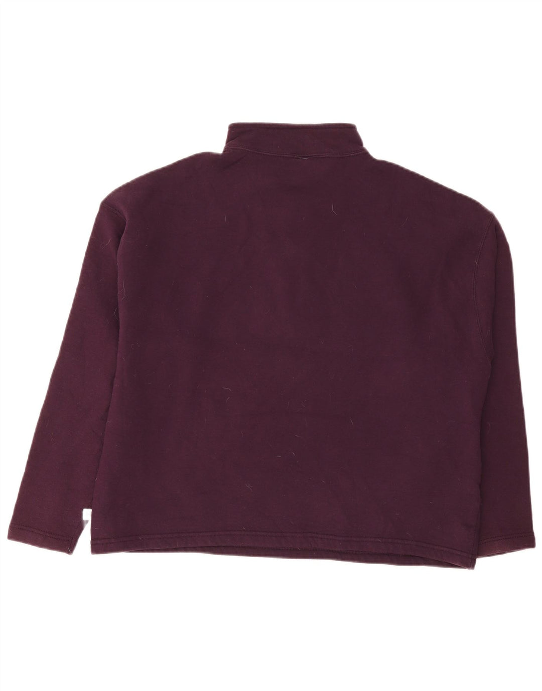 Russell Athletic Sweat-shirt à col zippé pour femme UK 18 XL Coton marron