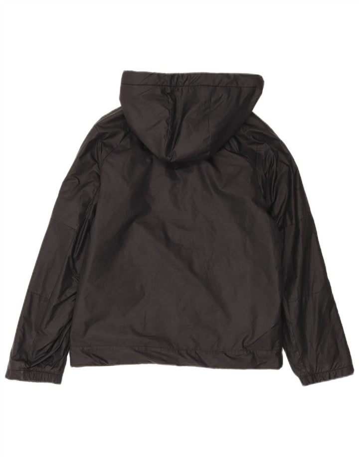 Nike Veste coupe-vent à capuche pour garçon 12-13 ans Large Noir Polyester