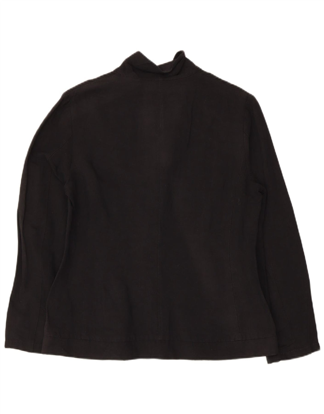 PIERRE CARDIN Veste Blazer 1 Bouton Femme UK 12 Lin Noir Moyen