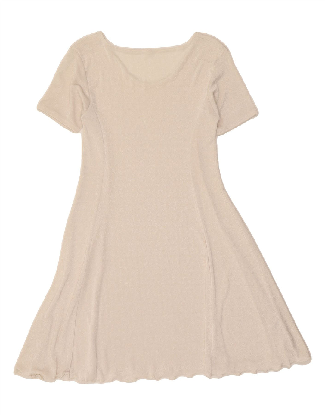 VINTAGE Womens A-Line Dress UK 8 Small White Vintage Vintage and Second-Hand Vintage from Messina Hembry 