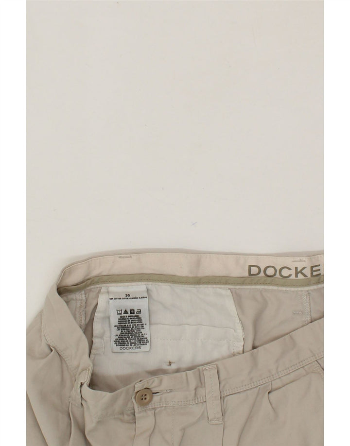 DOCKERS Mens Pegged Chino Shorts W36 Large Beige Cotton Vintage Dockers and Second-Hand Dockers from Messina Hembry 