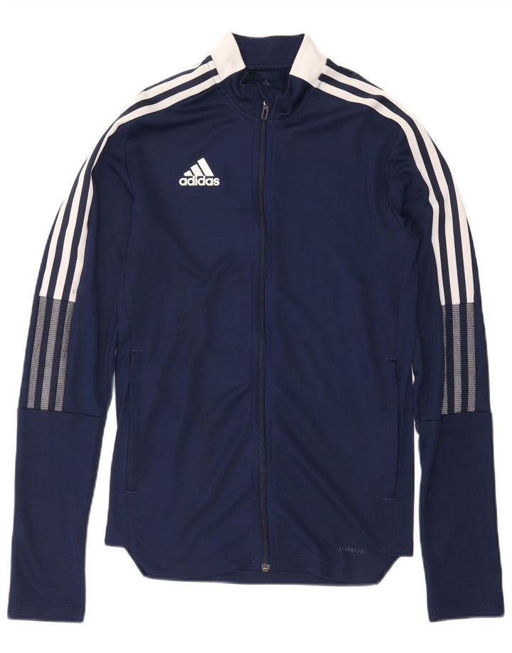 ADIDAS Veste de survêtement Aeroready pour hommes XS Bleu marine Polyester