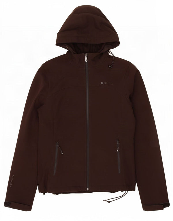 Mountain Warehouse Veste coupe-vent à capuche pour femme UK 12 Marron moyen