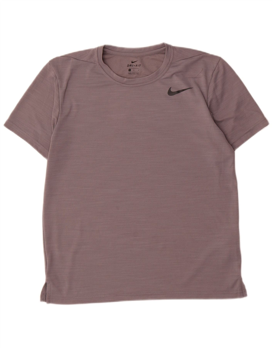 Nike T-Shirt Homme Gris Moyen Polyester