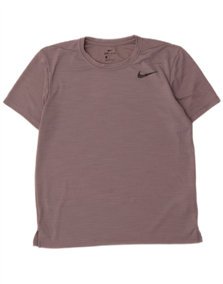 Nike T-Shirt Homme Gris Moyen Polyester