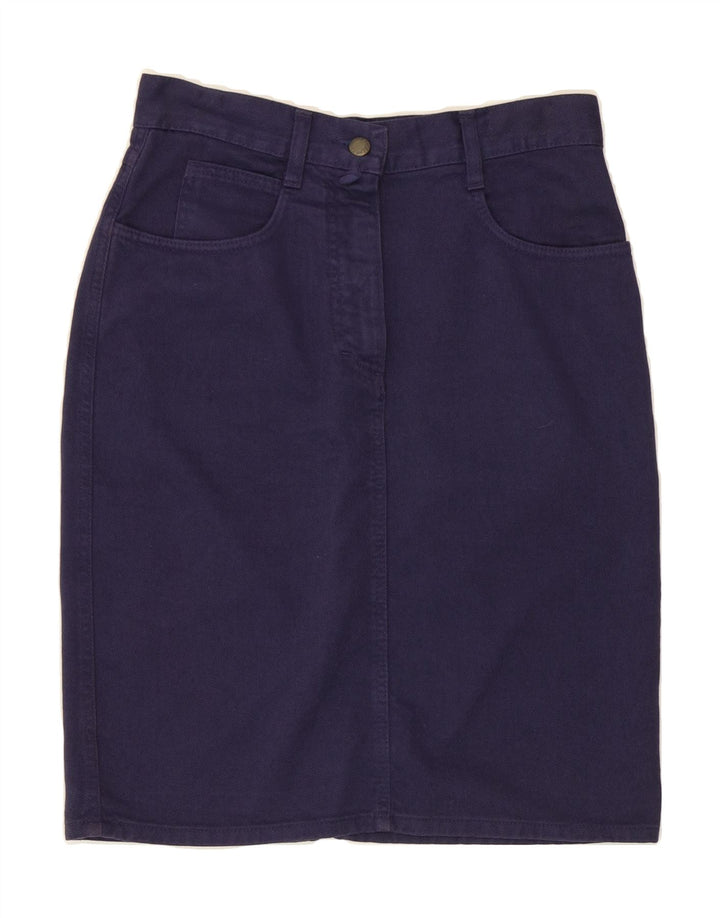 ST. GERMAIN Womens Denim Skirt IT 44 Medium W30  Navy Blue Cotton Vintage St. Germain and Second-Hand St. Germain from Messina Hembry 