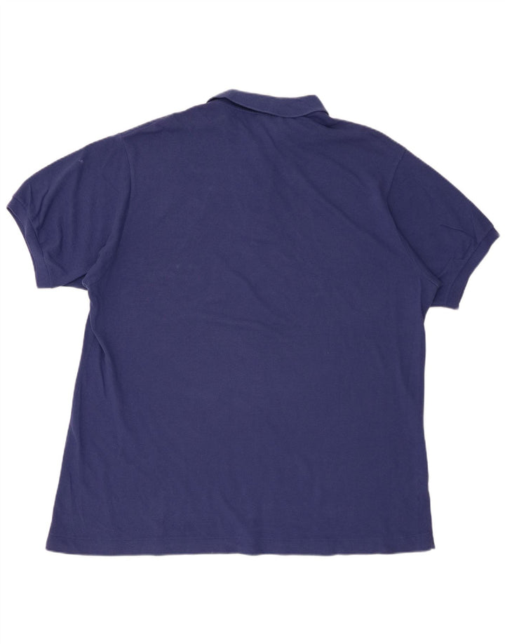 Lacoste Polo Homme Taille 7 2XL Bleu Coton