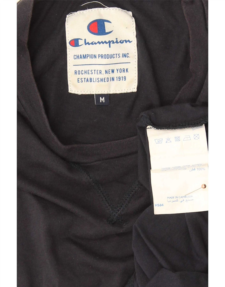 Champion Haut à manches longues pour homme en coton bleu marine moyen