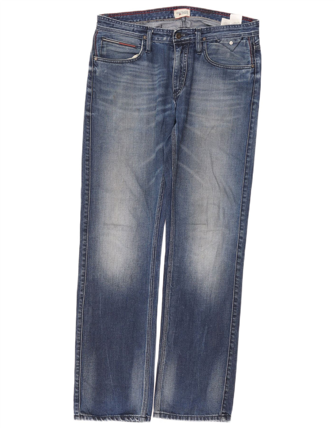 Tommy Hilfiger Jean droit homme W32 L34 bleu coton