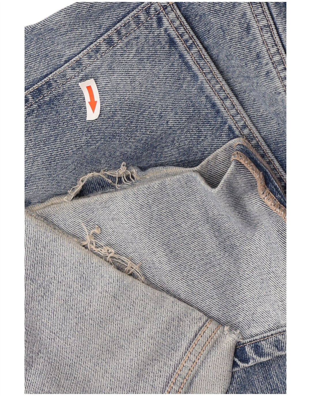 Zara Jean droit taille haute pour femme EU 40 Medium W30 L27 Bleu
