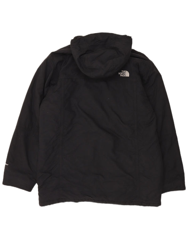 The North Face Mens Hooded Windbreaker Jacket UK 40 Large Black Winter