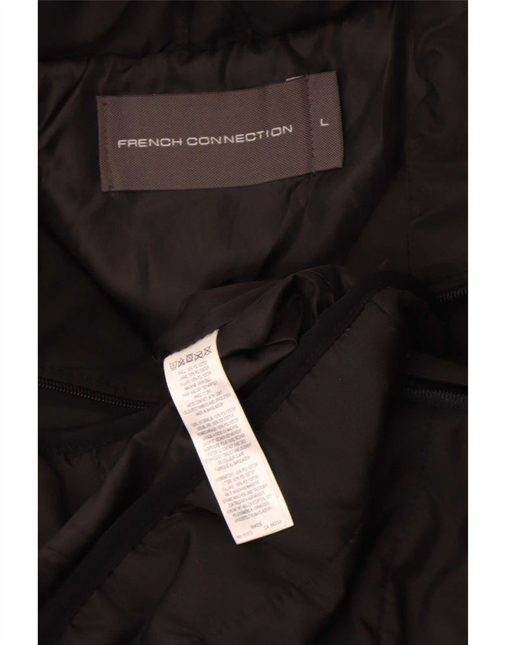 French Connection Veste matelassée pour homme UK 40 Large Noir Polyester