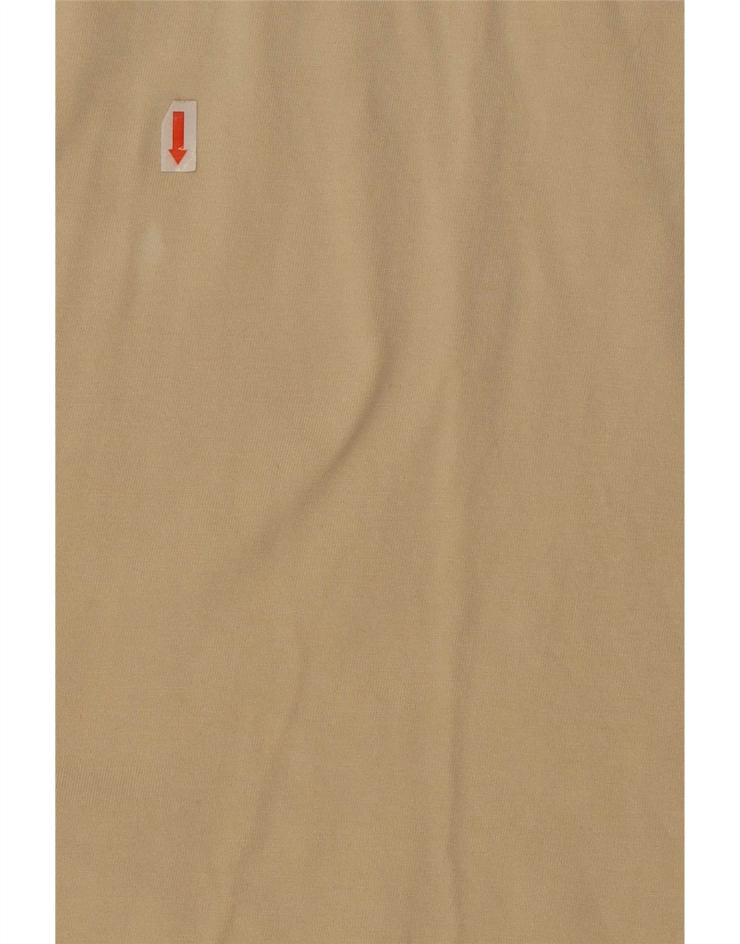 vintage Mens Manches Courtes Militaire Pull Chemise Grand Beige