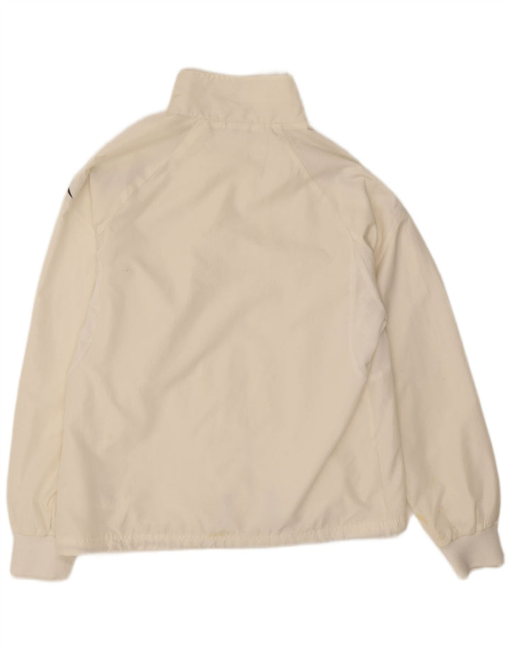 Reebok Veste de survêtement pour homme Small Blanc Colorblock Polyester
