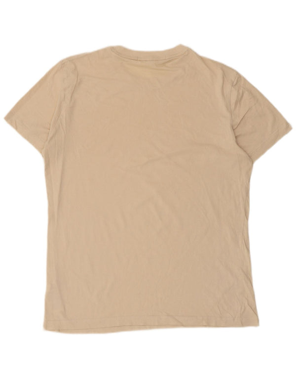 Calvin Klein Jeans T-shirt graphique pour homme en coton beige