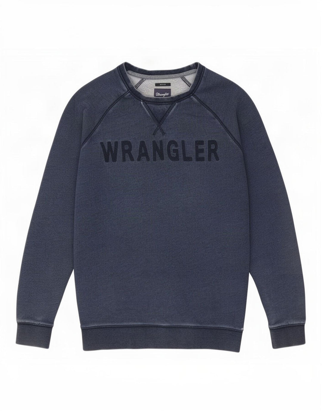 Wrangler Sweat-shirt graphique pour homme en coton bleu marine Taille L