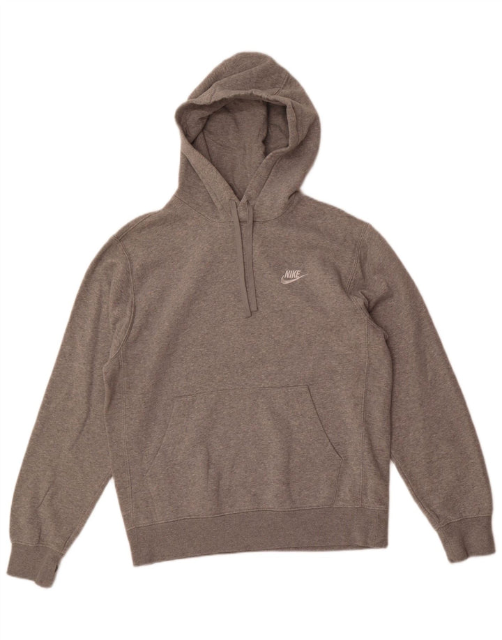 Nike Pull à capuche pour homme Petit Gris Coton
