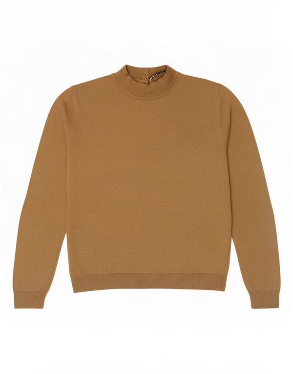 Zara Pull col roulé pour femme UK 10 Petit Beige