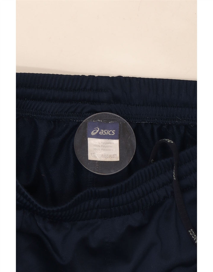 ASICS Pantalon de survêtement pour femme UK 14 Large Bleu Marine Polyester