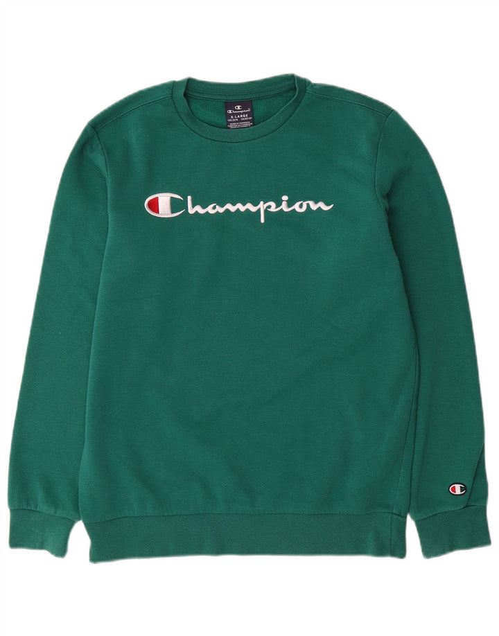 Champion Sweat-Shirt Graphique Garçon 13-14 Ans XL Vert