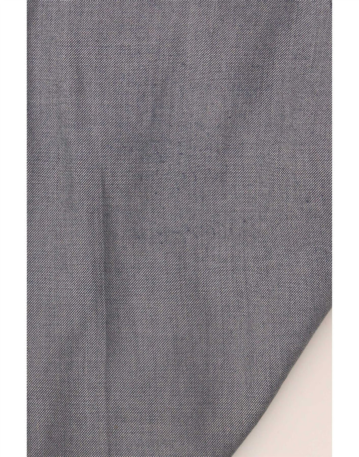 Marks & Spencer Pantalon de Costume Droit Homme W38 L29 Bleu Polyester