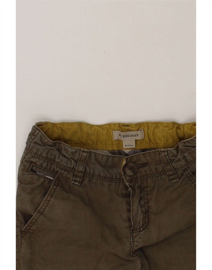 BURBERRY Boys Chino Shorts 5-6 Years W20  Khaki Vintage Burberry and Second-Hand Burberry from Messina Hembry 
