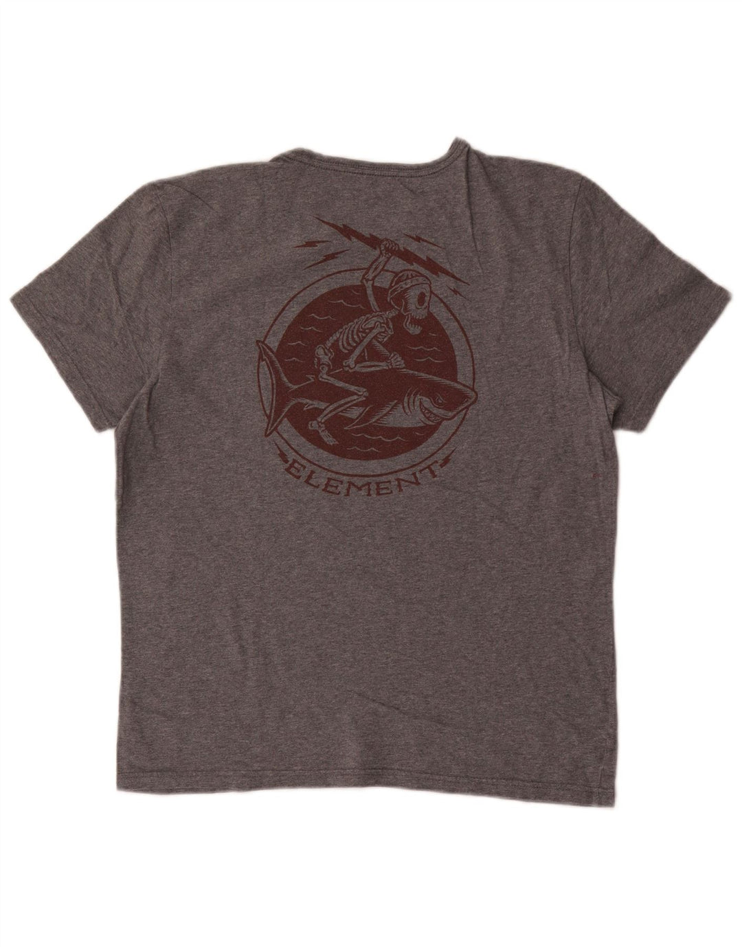 Element T-Shirt Graphique Homme Petit Gris