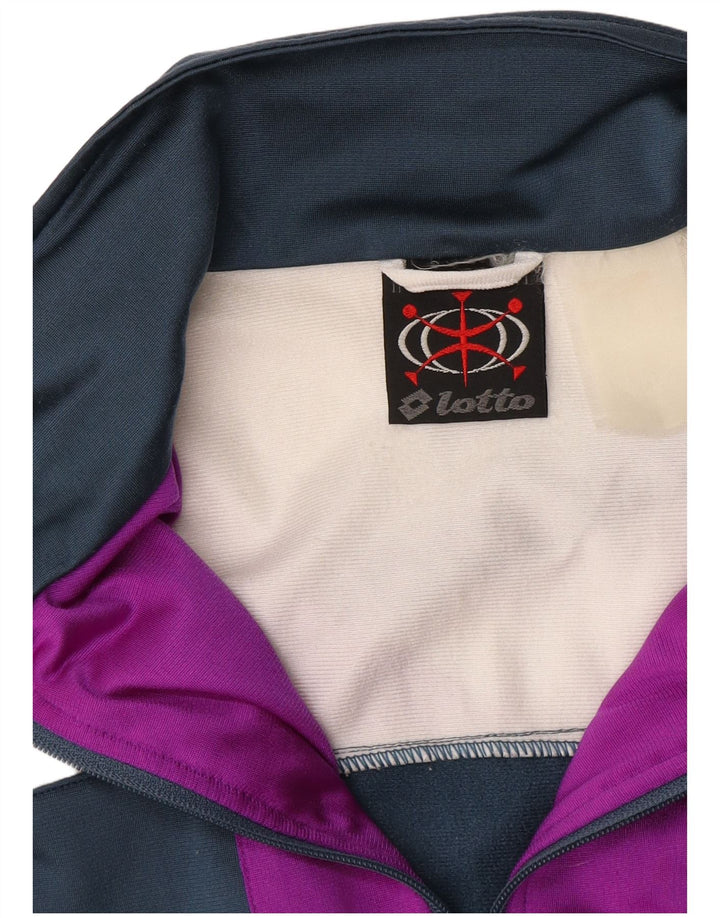 Lotto Survêtement Graphique Complet Homme Bleu Marine Moyen Colourblock