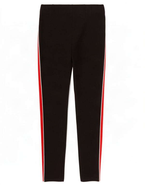 Zara Womens Trafaluc Leggings UK 12 Medium Noir Colorblock Viscose