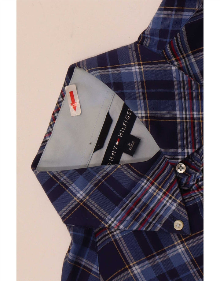 Tommy Hilfiger Chemise Homme Bleu Moyen Carreaux Coton