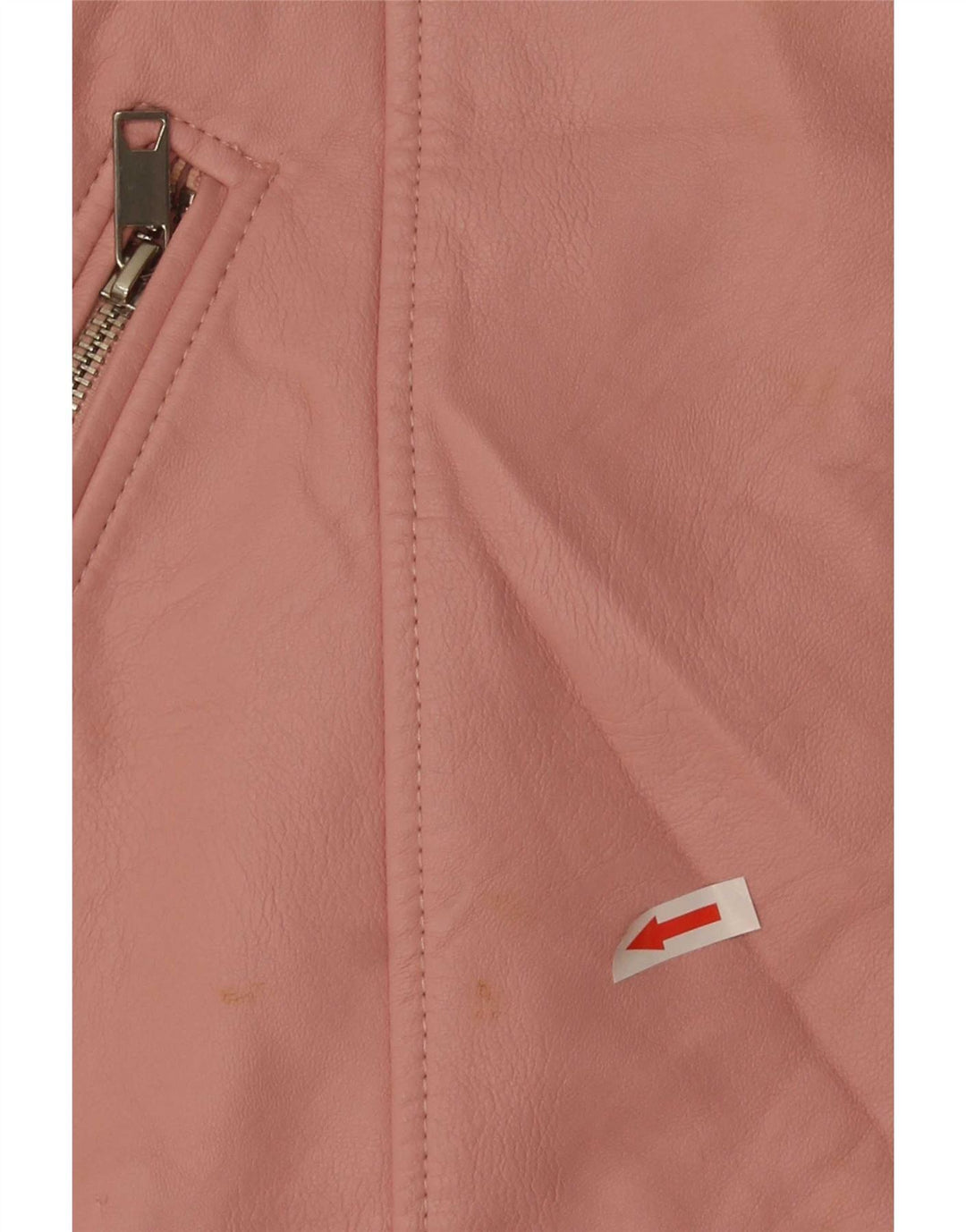 Zara Veste en similicuir fille 13-14 ans Rose Polyester
