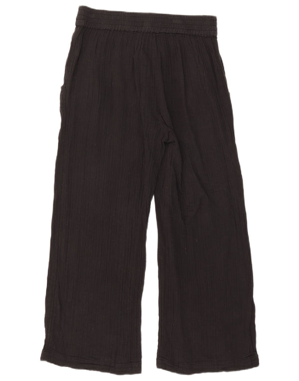 Rip Curl Pantalon court à jambe large pour femme Medium W30 L24 Coton noir