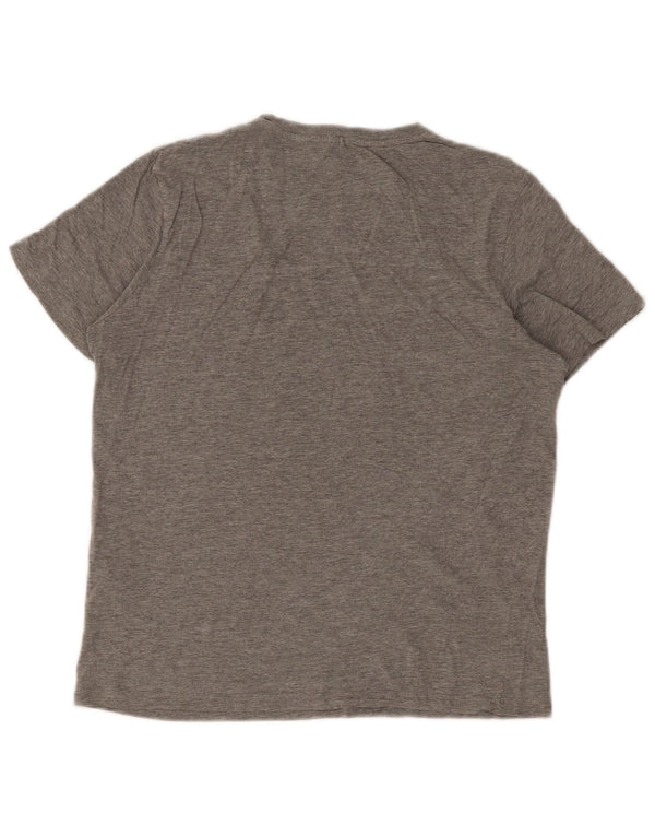 Jack & Jones T-Shirt Graphique Homme Gris Moyen Coton