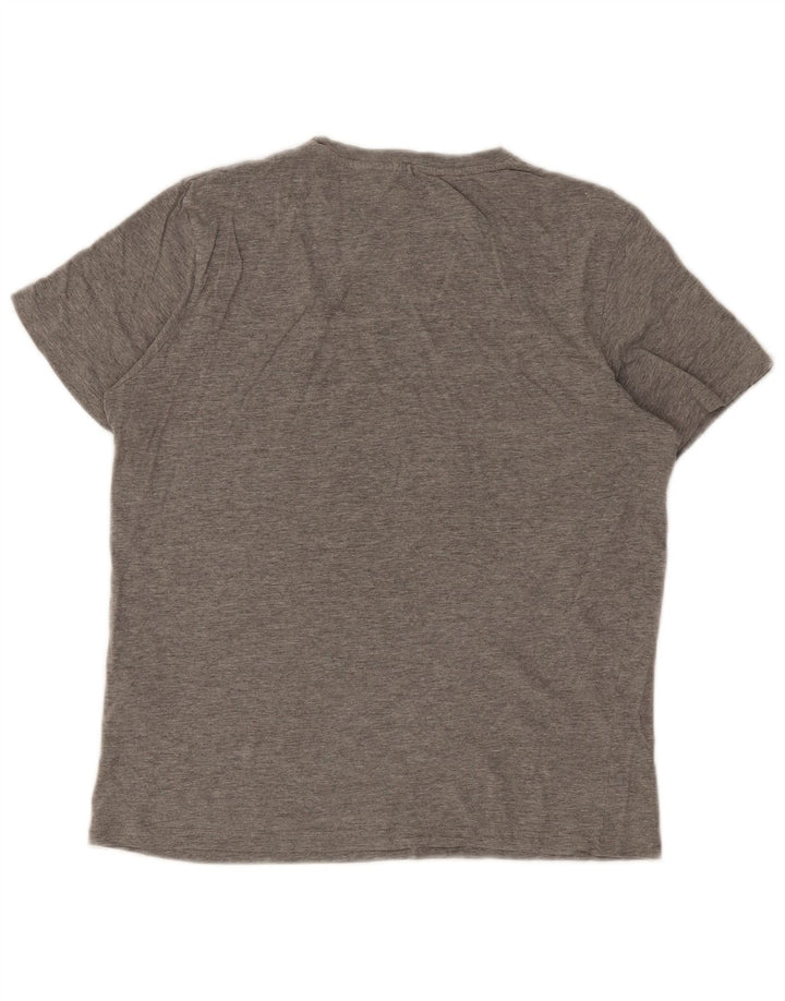 Jack & Jones T-Shirt Graphique Homme Gris Moyen Coton