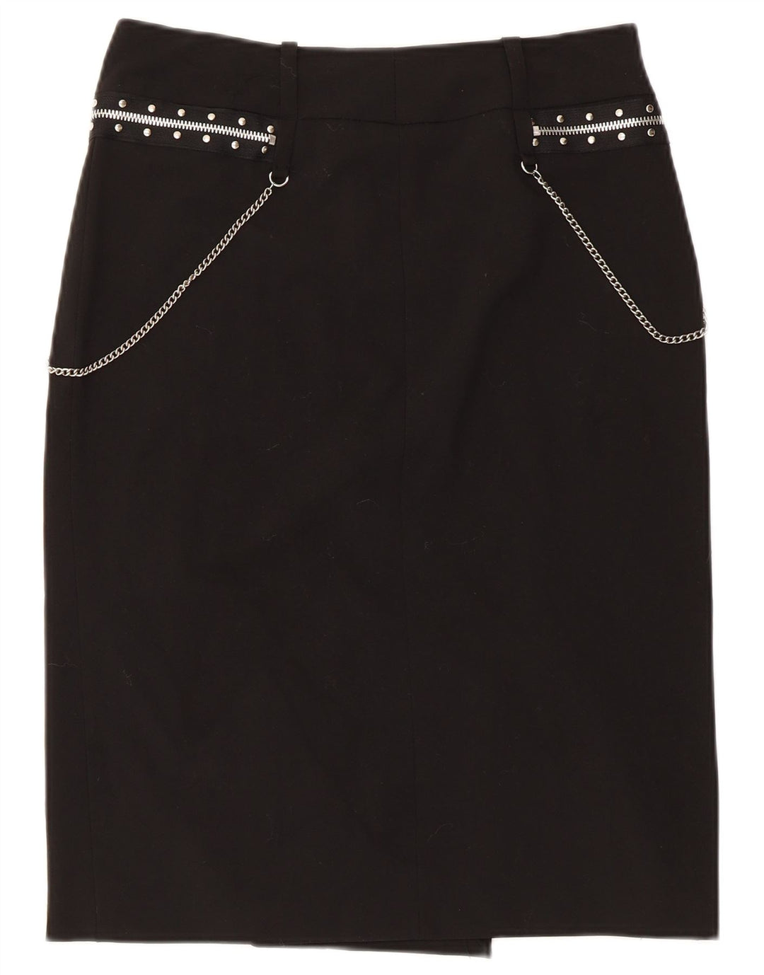 Extyn Jupe Droite Femme IT 44 Medium W30 Noir Polyester