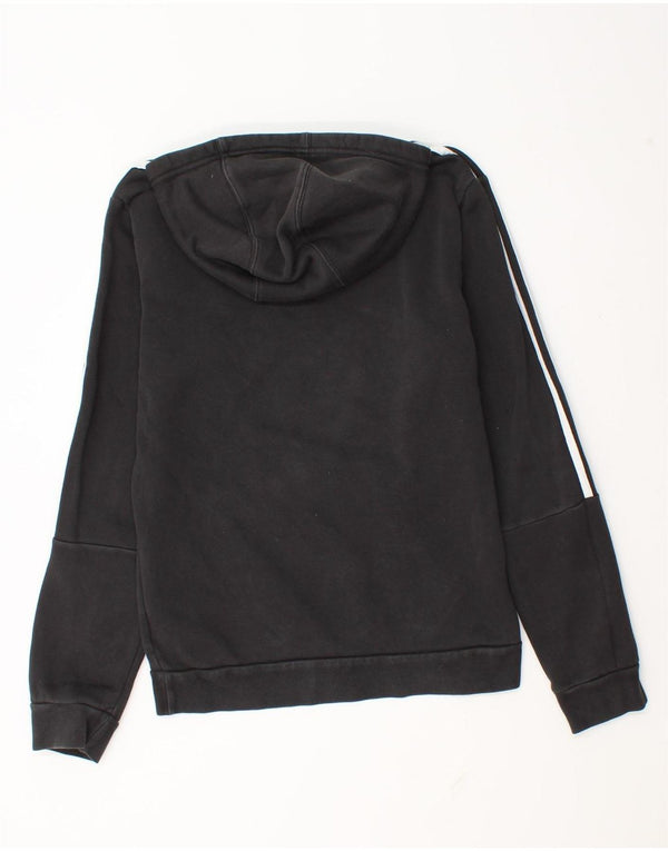 Adidas Pull à capuche graphique pour homme en coton noir moyen