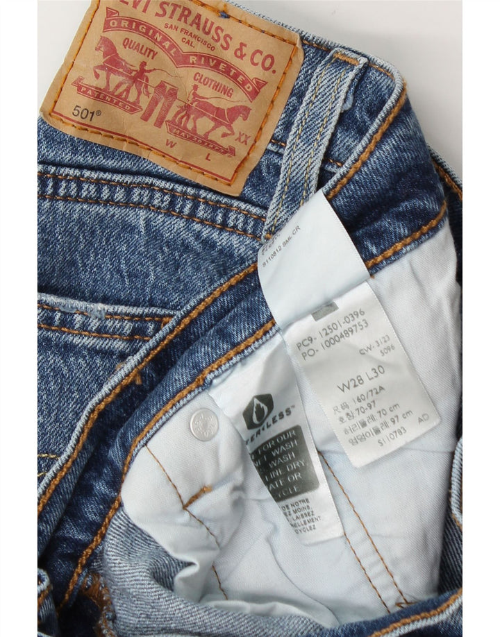 Levi's Jean Droit 501 Homme Bleu W28 L30 Coton