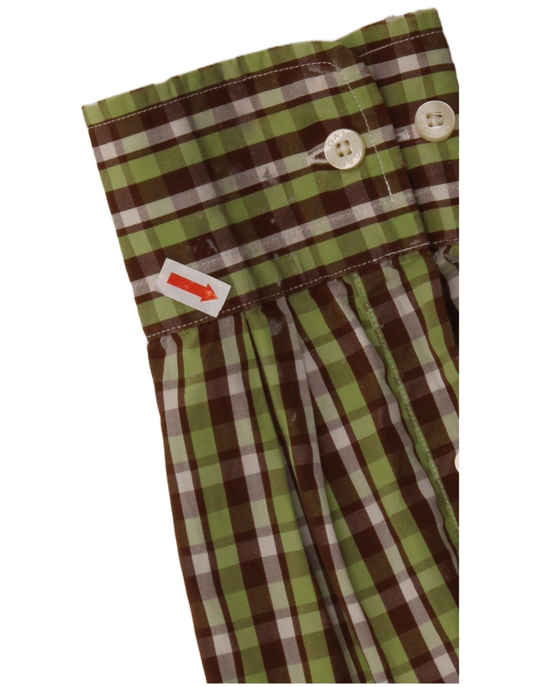 GANT Chemise Regular Fit en Flanelle Homme Vert Moyen à Carreaux en Coton