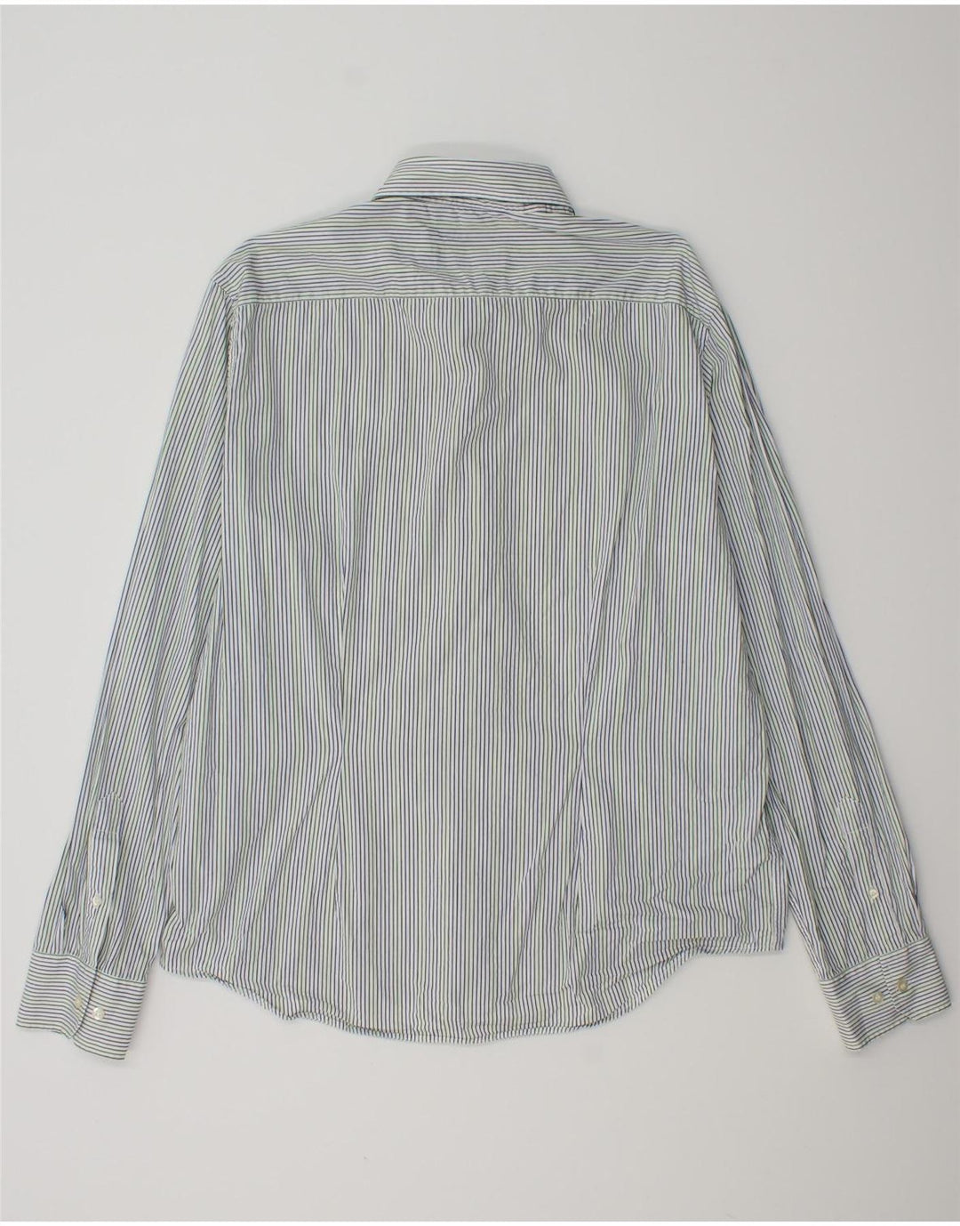 FRED PERRY Chemise cintrée pour homme 2XL en coton à fines rayures bleues