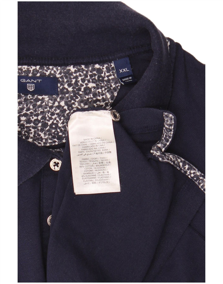 Gant Polo Femme 2XL Bleu Marine Coton