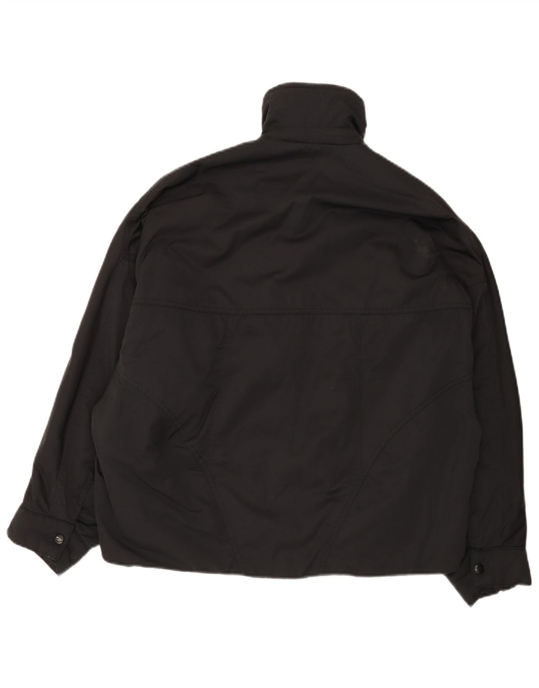 Zara Veste matelassée surdimensionnée pour femme UK 6 XS Nylon noir