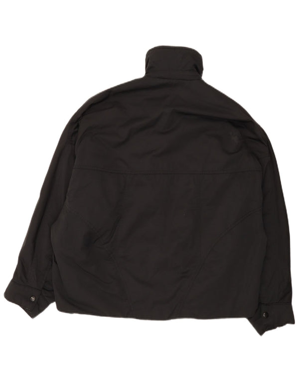 Zara Veste matelassée surdimensionnée pour femme UK 6 XS Nylon noir