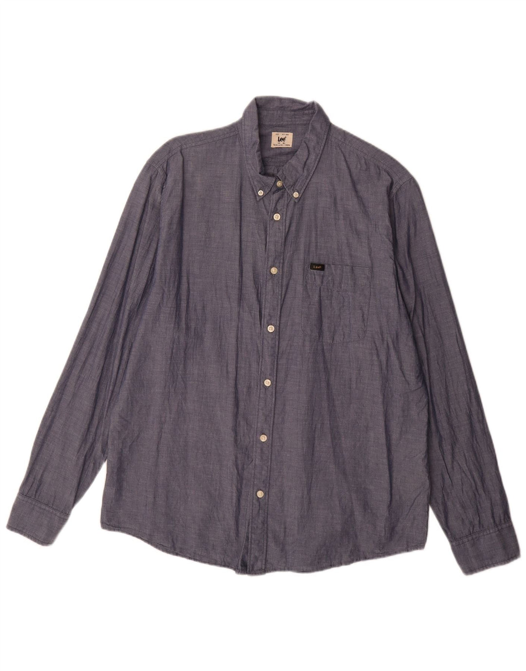 Lee Chemise Homme XL Bleu Marine Coton