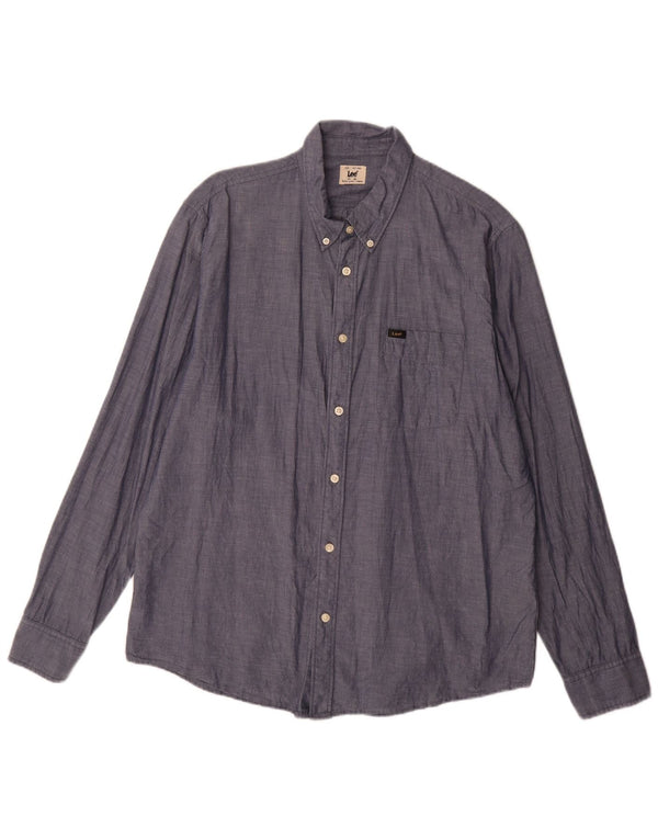Lee Chemise Homme XL Bleu Marine Coton