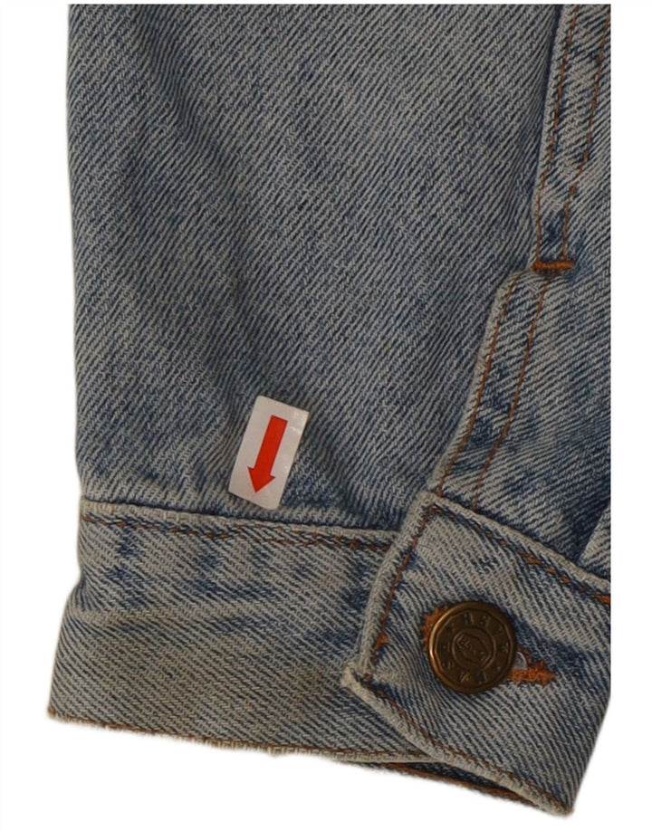 ROSEMARY Veste en jean courte pour femme UK 14 Coton bleu moyen