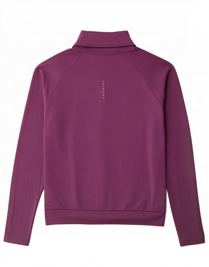 Haut de survêtement Nike Dri Fit Graphic pour femme UK 10 Small Violet
