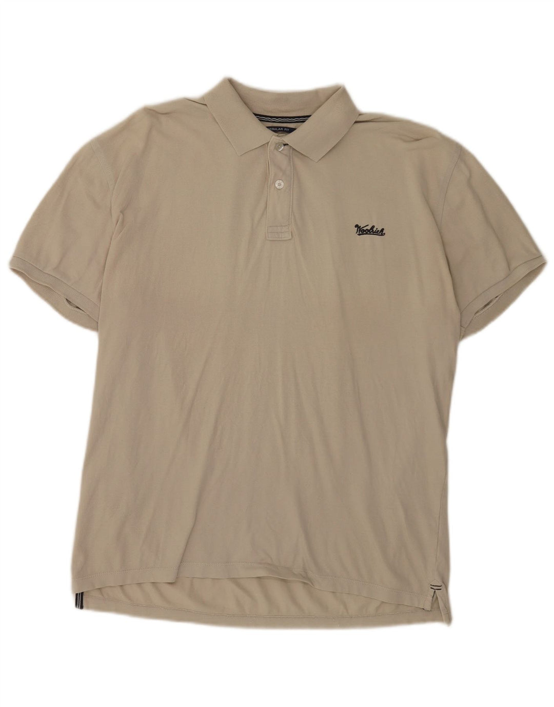 Woolrich Polo Regular Fit Homme Beige Moyen Coton