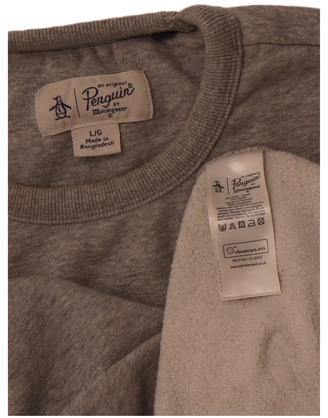 PENGUIN Sweat-Shirt Homme Grand Gris Coton
