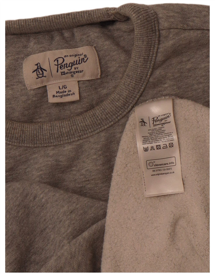 PENGUIN Sweat-Shirt Homme Grand Gris Coton